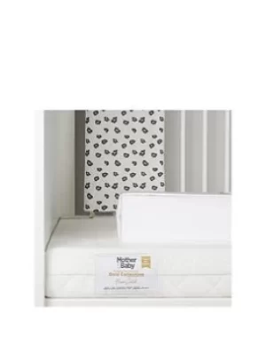 Image of Mother&Baby Mother&amp;Baby First Gold Anti-Allergy Foam Cot Bed Mattress, White