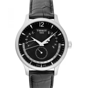 image of T-Classic Tradition Perpetual Calendar Quartz Black Dial Mens Watch