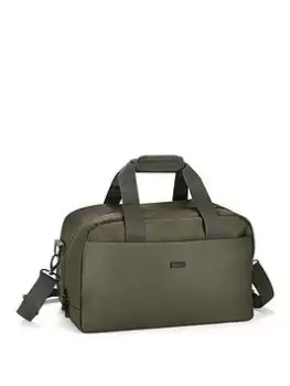 image of Rock Luggage Platinum Olive Green Underseat Holdall