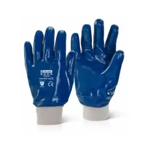 Image of Nitrile K/W F/C H/W Blue Sz 09