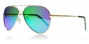 Image of Polaroid Junior 8015/N Sunglasses Gold J5G Polariserade 50mm