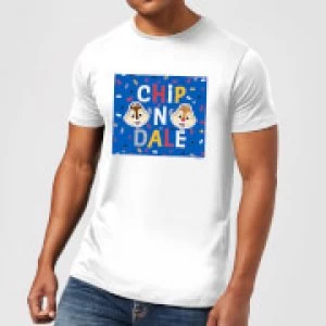 Image of Disney Chip N' Dale Mens T-Shirt - White