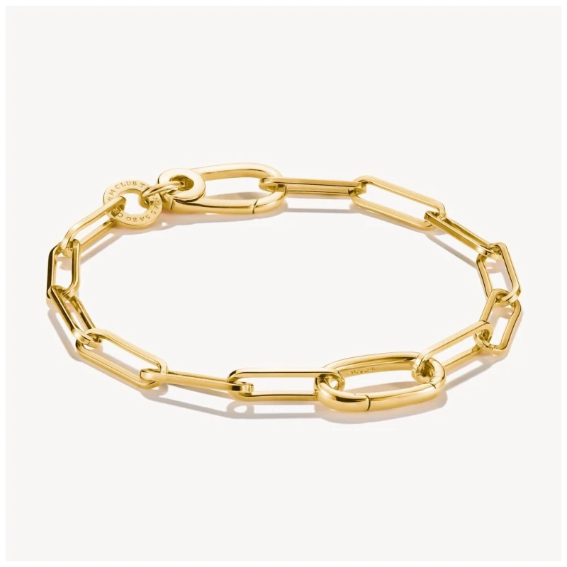 Image of Thomas Sabo C1205-413-39-L17 Charm Bracelet Paperclip With Jewellery