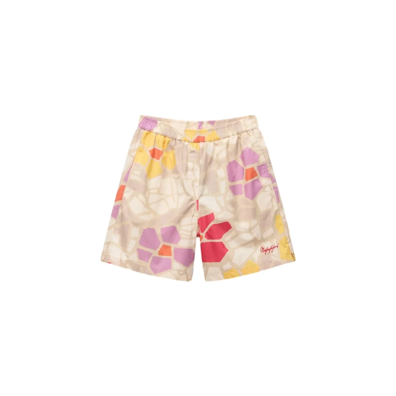Image of Womens Bermuda shorts Napapijri Anions AOP Beige Female XL
