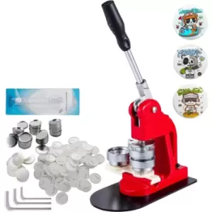 image of 58mm Button Maker 2.28 Button and Badge Maker Machine Button Maker Press Punch Press Machine (1000pcs) - Vevor