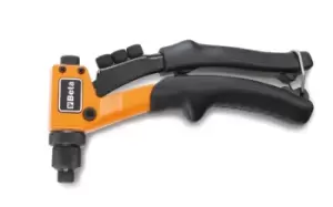 Image of Beta Tools 1741U Ultra Compact Riveting Pliers Adjustable Force 4 Nozzles 200mm