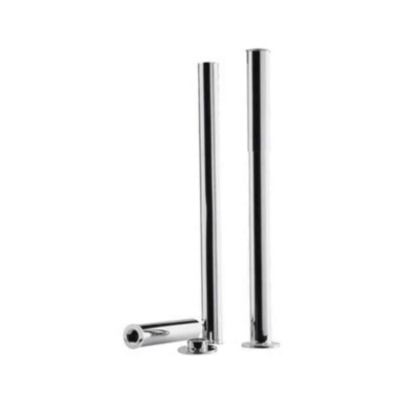 Image of Hudson Reed Chrome Adjustable Bath Legs With Polished Shrouds (Da314) Wras Approved