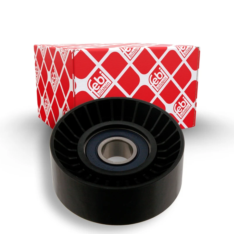 Image of FEBI BILSTEIN 31746 Idler Pulley Plastic Deflection/Guide Pulley,v-ribbed belt (312)
