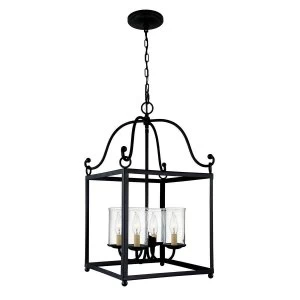 Image of 4 Light Ceiling Pendant Iron, E14