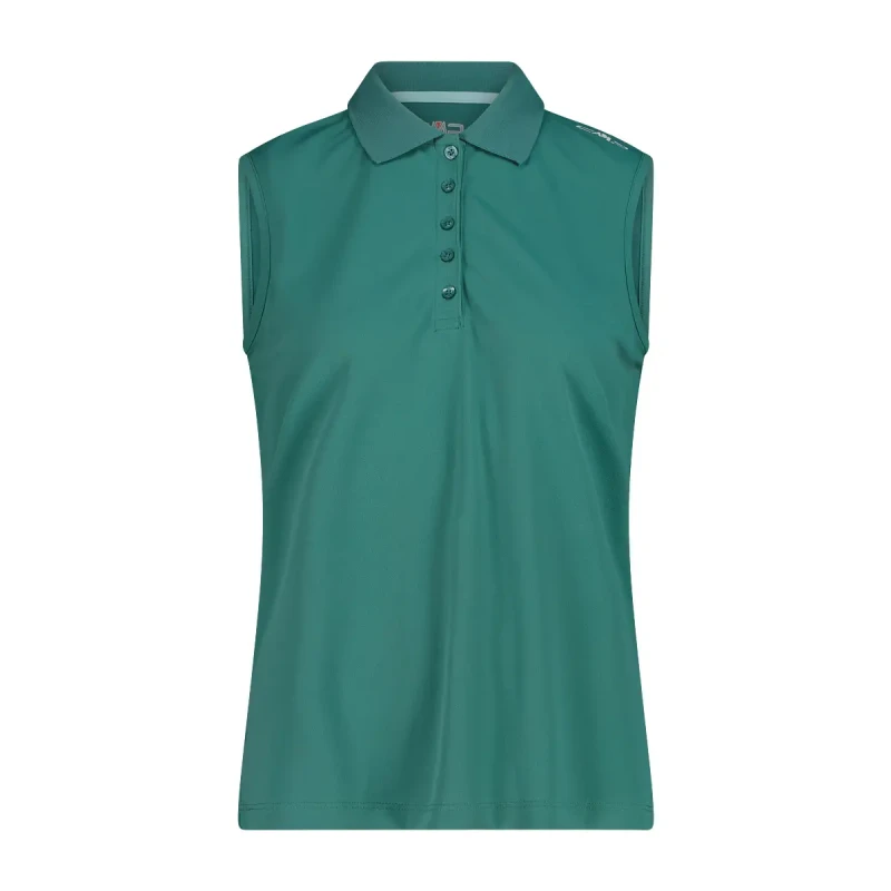 Image of CMP Womens sleeveless polo shirt CMP Vert Female 3XL