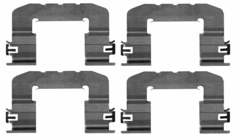 Image of Brake pad fitting kit TEXTAR 82549900