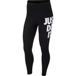 image of Nike Legacy 7/8 High Waisted Tights - Black