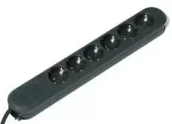 Image of Bachmann SMART 6x Schuko H05VV-F 3G 1.50mm² 16A/3680W 3m power...