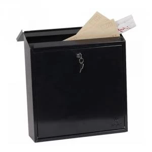 image of Phoenix Casa Top Loading Mail Box MB0111KB in Black with Key Lock