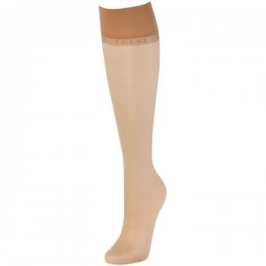 image of Falke Shelina 12 denier knee high socks - Dark Brown