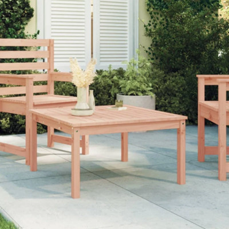 Image of JINLEFU Garden Table 82.5x82.5x45cm Solid Wood Douglas vidaXL JRVDZX-824125_DE