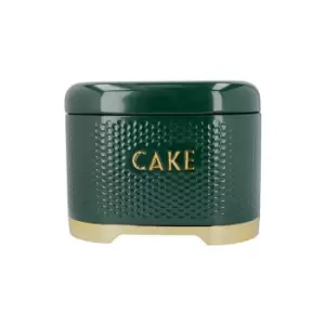 Image of Textured Hunter Green Cake Tin - Lovello