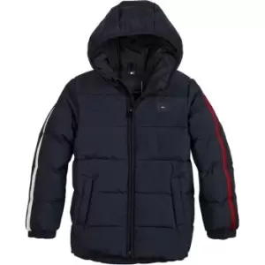Image of Tommy Hilfiger Longer Puffer Jacket - Blue