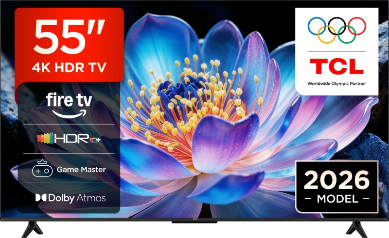Image of TCL 55" Smart 4K Ultra HD Fire TV [2026] - 55V6D-UK