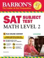 Image of barrons sat subject test math level 2 13th edition with bonus online tests