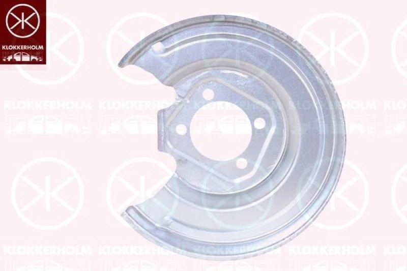 Image of KLOKKERHOLM Brake disc backing plate KLOKKERHOLM 8118876