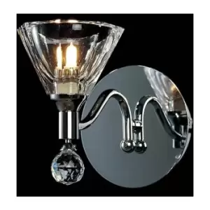 Image of Wall light Neptune 1 Bulb polished chrome