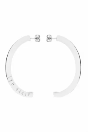 image of Ted Baker Jewellery Logo Half Hoop Earring