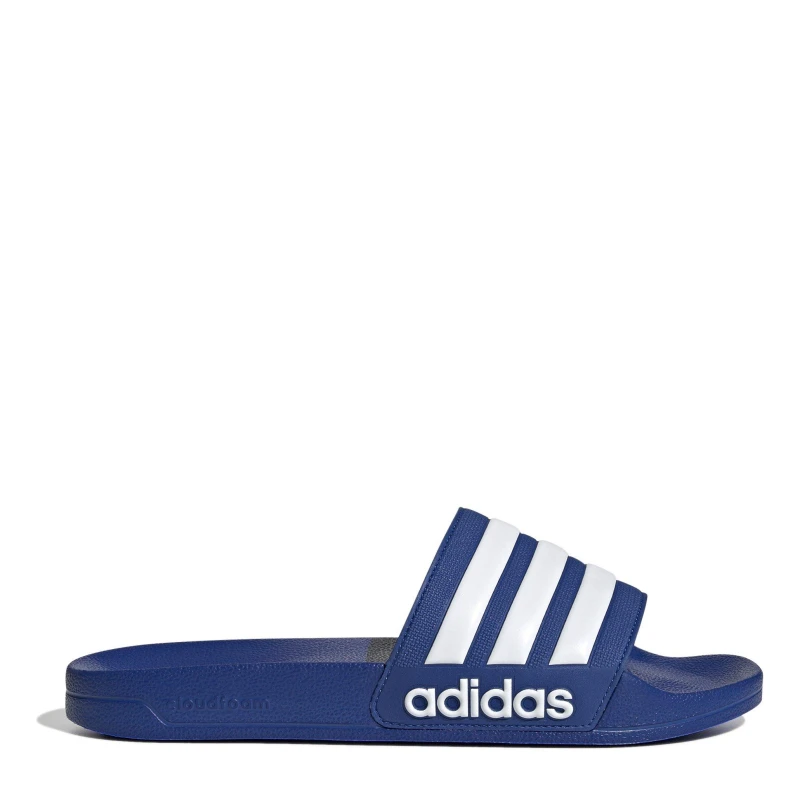 Image of adidas Adilette Shower Slides Unisex Flip Flops 6 (39.3) Blue 22226541260
