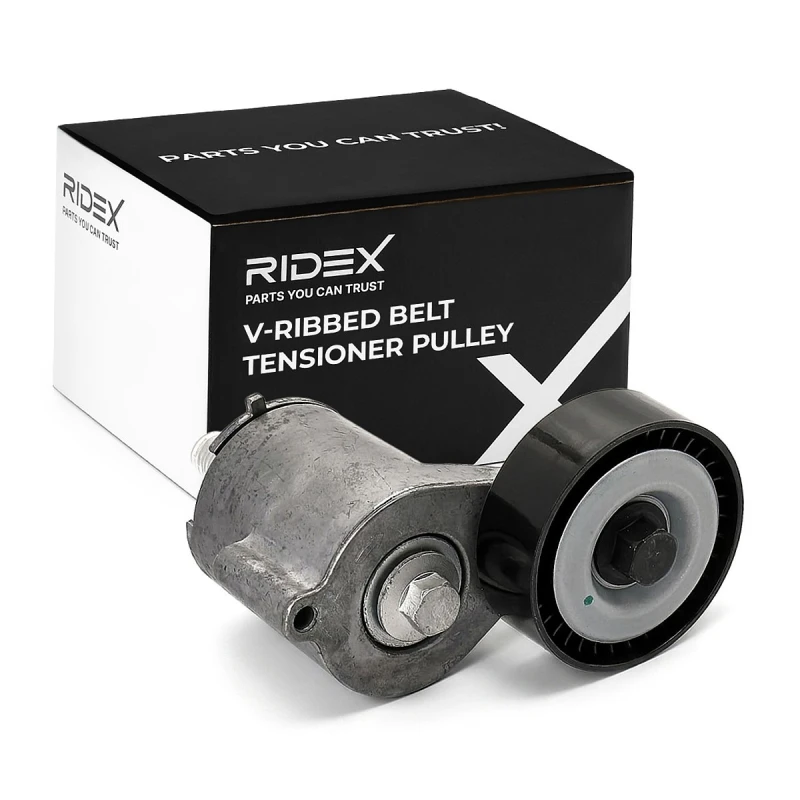 Image of RIDEX 310T0714 Tensioner Pulley Tensioner Pulley,v-ribbed belt (310)