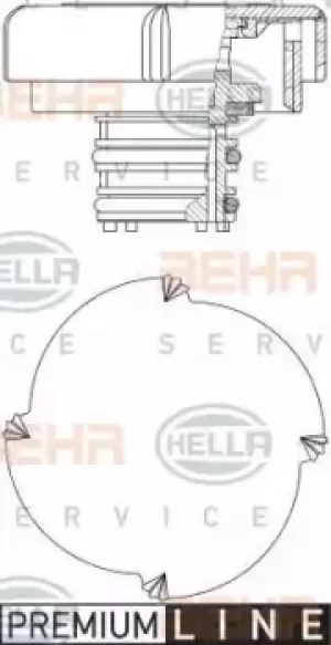 Image of Radiator Closure 8MY376743-431 by BEHR