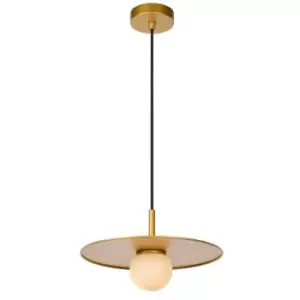Image of Topher Retro Pendant Light - Ø30cm - 1xG9 - Matt Gold, Brass