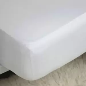 Image of Belladorm Pima Cotton 450 Thread Count Extra Deep Fitted Sheet (Kingsize) (White)