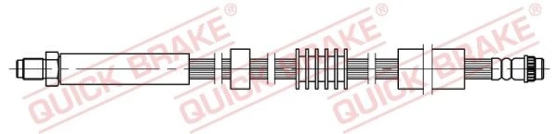 Image of QUICK BRAKE Brake hose QUICK BRAKE 32.801
