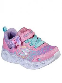 Image of Skechers Toddler Girl Heart Lights Trainer