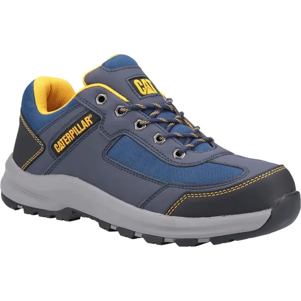 Image of CAT Workwear Mens Elmore Safety Work Trainers UK Size 11 (EU 45) NAVY CAT749-NAVY-11