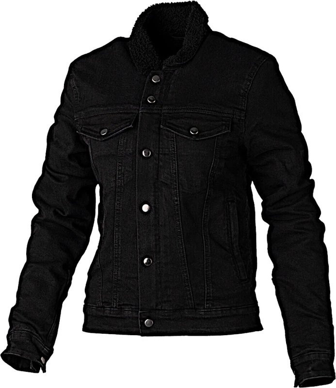 Image of RST Sherpa Denim Ladies Textile Shirt Black Size 8