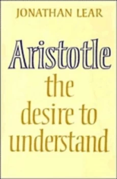 Image of Aristotle by Jonathan Lear Book