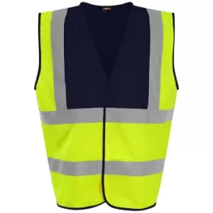 Image of PRO RTX High Visibility Unisex Waistcoat (XL) (Yellow/Navy)