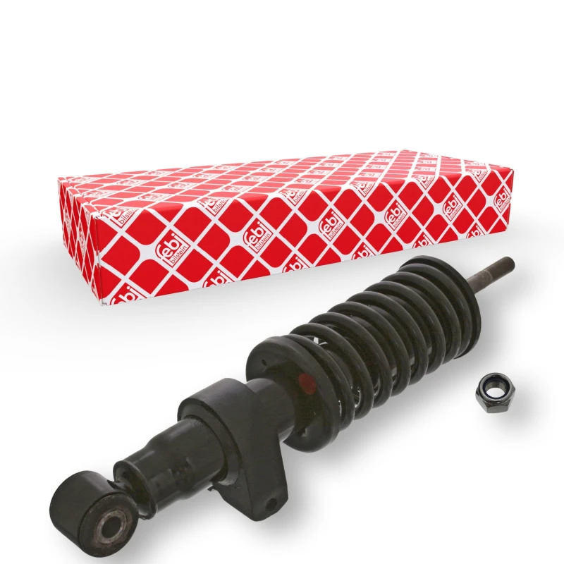 Image of FEBI BILSTEIN 35570 Shock Absorber, cab suspension with fastening/mounting material Shock Absorber,cab suspension (527)