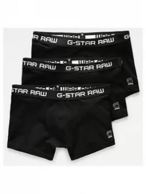 Image of G-Star RAW Three Pack Boxer Short, Black, Size S, Men