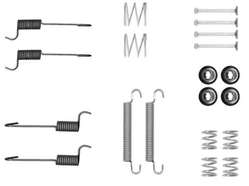 Image of Brake shoe fitting kit TEXTAR 97048200