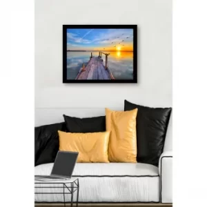 Image of SC0403 Multicolor Decorative Framed MDF Painting