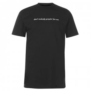 Image of Swallows and Daggers Pray T Shirt - Black