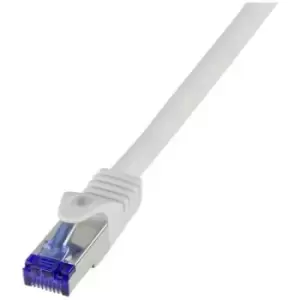Image of LogiLink C6A022S RJ45 CAT 6A S/FTP 0.5 m Grey
