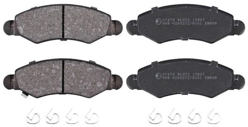 Image of A.B.S. 37470 Brake pad set with acoustic wear warning Brake Pad Set,disc brake (402)