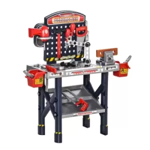 Image of Jouet Kids 55 Piece Workbench Toy with Shelf Storage