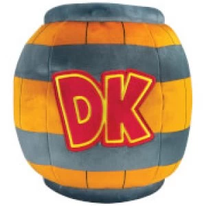 Image of Mario Kart Mega Donkey Kong Barrel Plush Toy