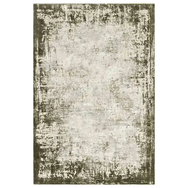 Image of Asiatic Kuza 200X290Cm Border Green Rug KUZA2002900003