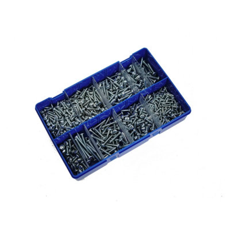 Image of Kitmaster Pozi Pan Ab Self Tapping Screw Kit - 4-10G Bzp -