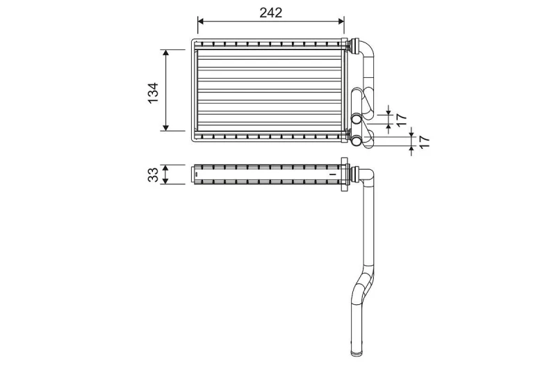 Image of Heater matrix VALEO 811578